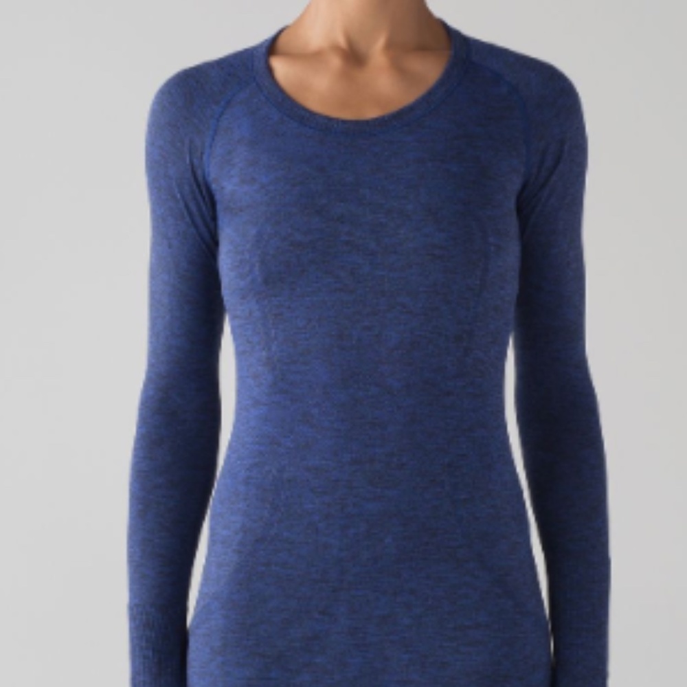 Lululemon swiftly tech blue long sleeve size 8